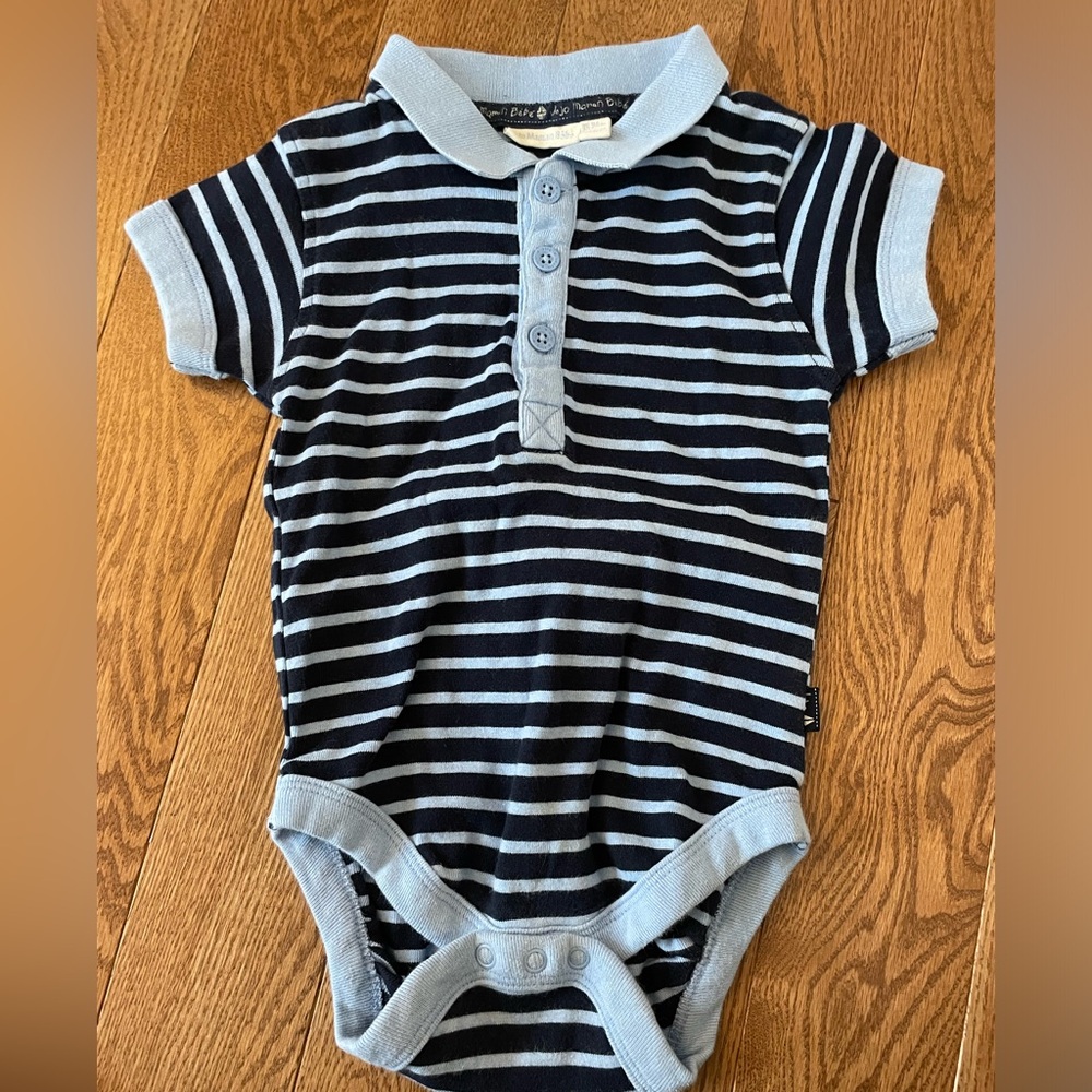 Jojo Maman Bebe polo onesie.